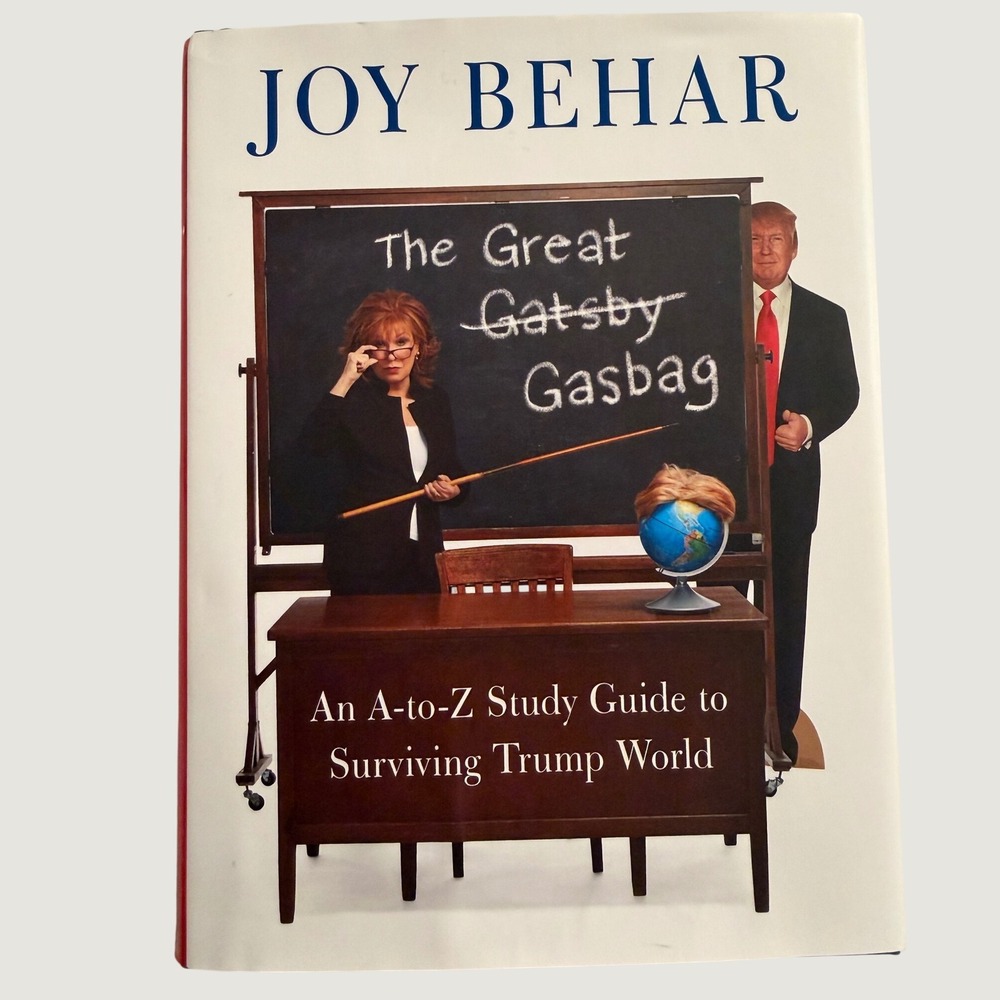 Joy Behar The Great Gasbag Hardcover Book An A-to-Z Study Guide Satire 2017